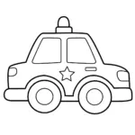 Simple Police Vehicle Picture Coloring Page For Kids Free Police Cars Printable Coloring Pages Online For Kids ColoringPages101 Coloring Pages For Kids