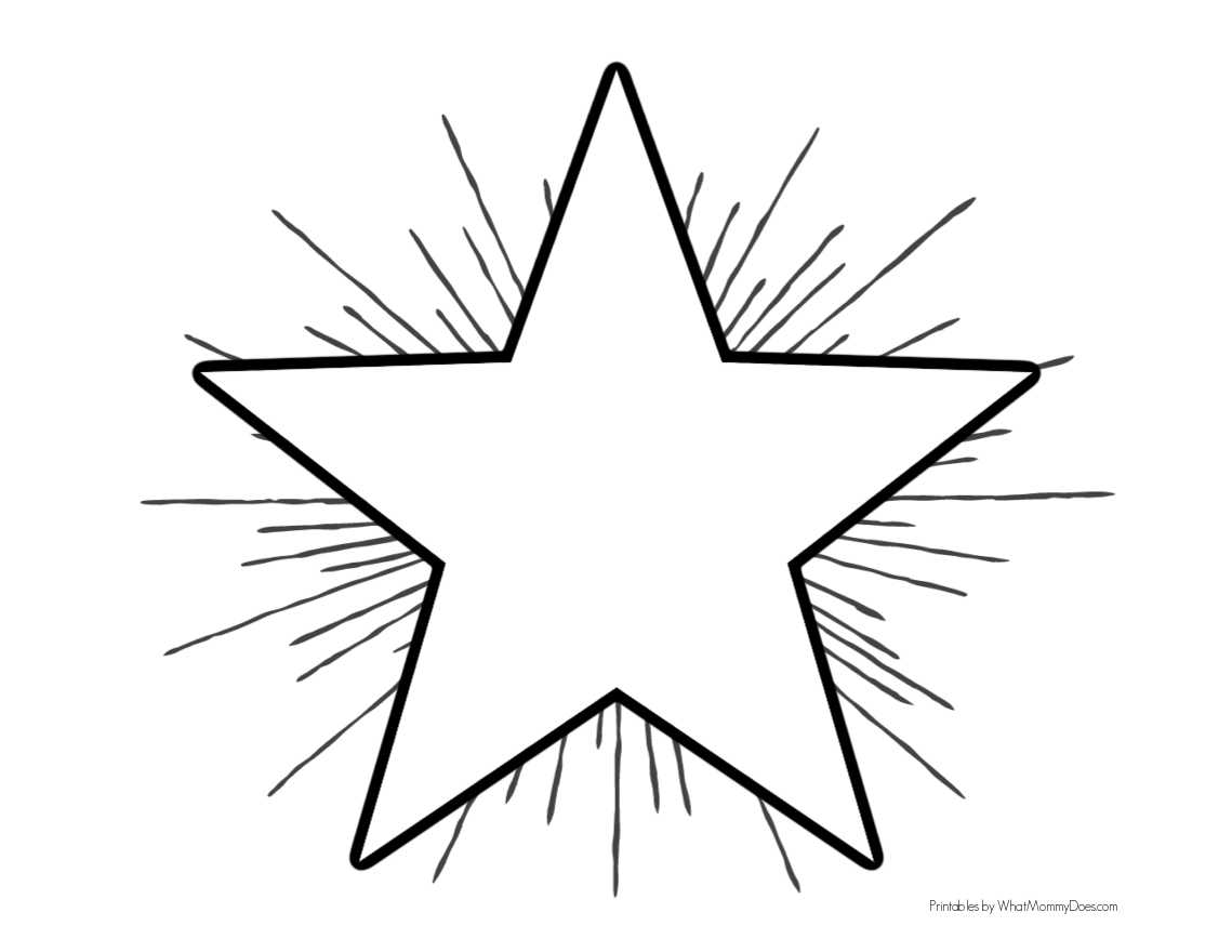 Simple Star Coloring Pages For Kids So Cute What Mommy Does Simple Star Coloring Pages For Kids So Cute What Mommy Does