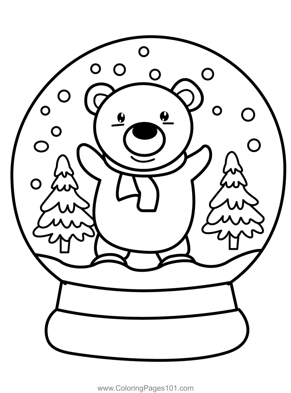 Smiling Bear Winter Snow Globe Coloring Page For Kids Free Christmas Animals Printable Coloring Pages Online For Kids ColoringPages101 Coloring Pages For Kids Smiling Bear Winter Snow Globe Coloring Page For Kids Free Christmas Animals Printable Coloring Pages Online For Kids ColoringPages101 Coloring Pages For Kids