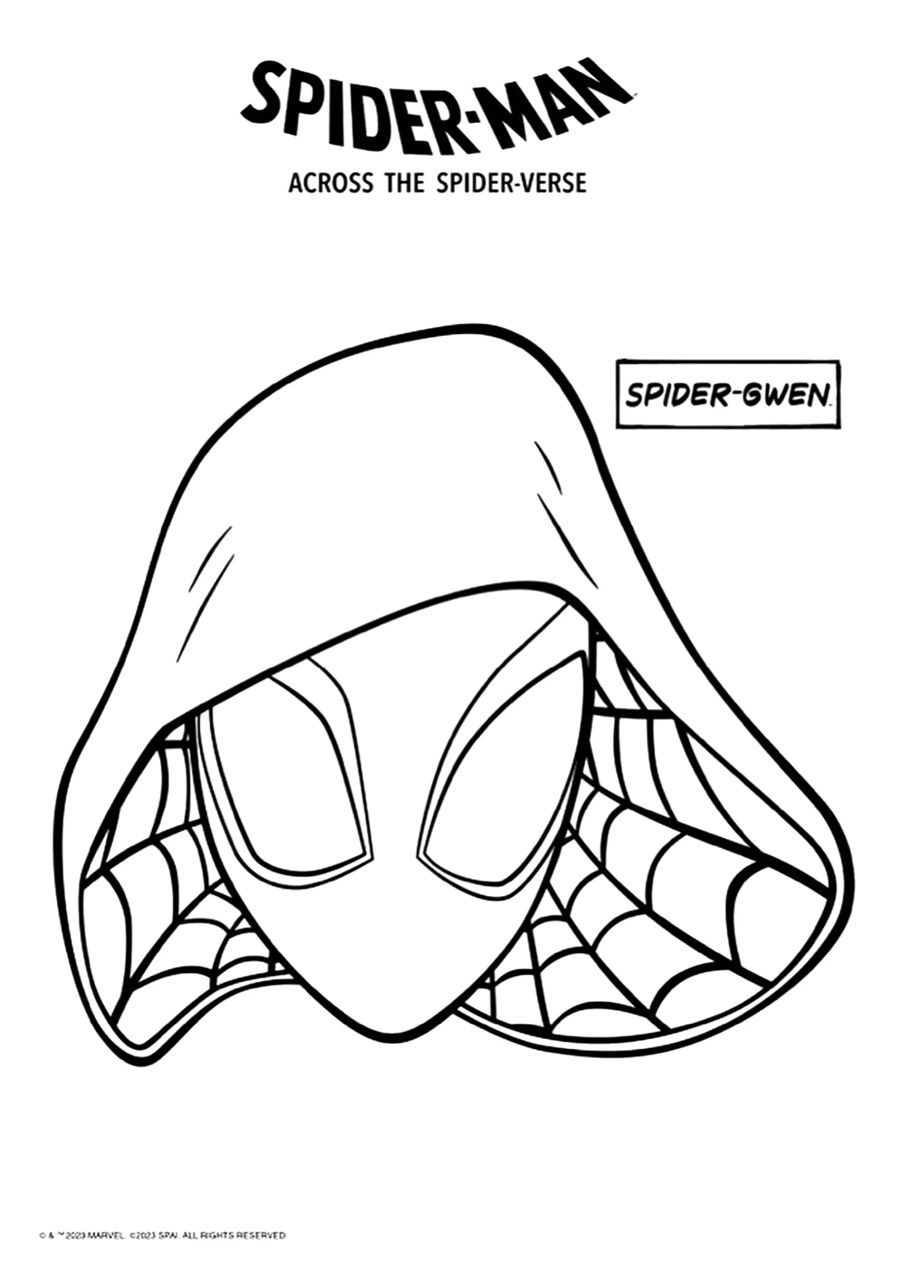 Spider Gwen Ghost Spider Spider Man Across The Spider Verse Coloring Pages Spider Gwen Ghost Spider Spider Man Across The Spider Verse Coloring Pages