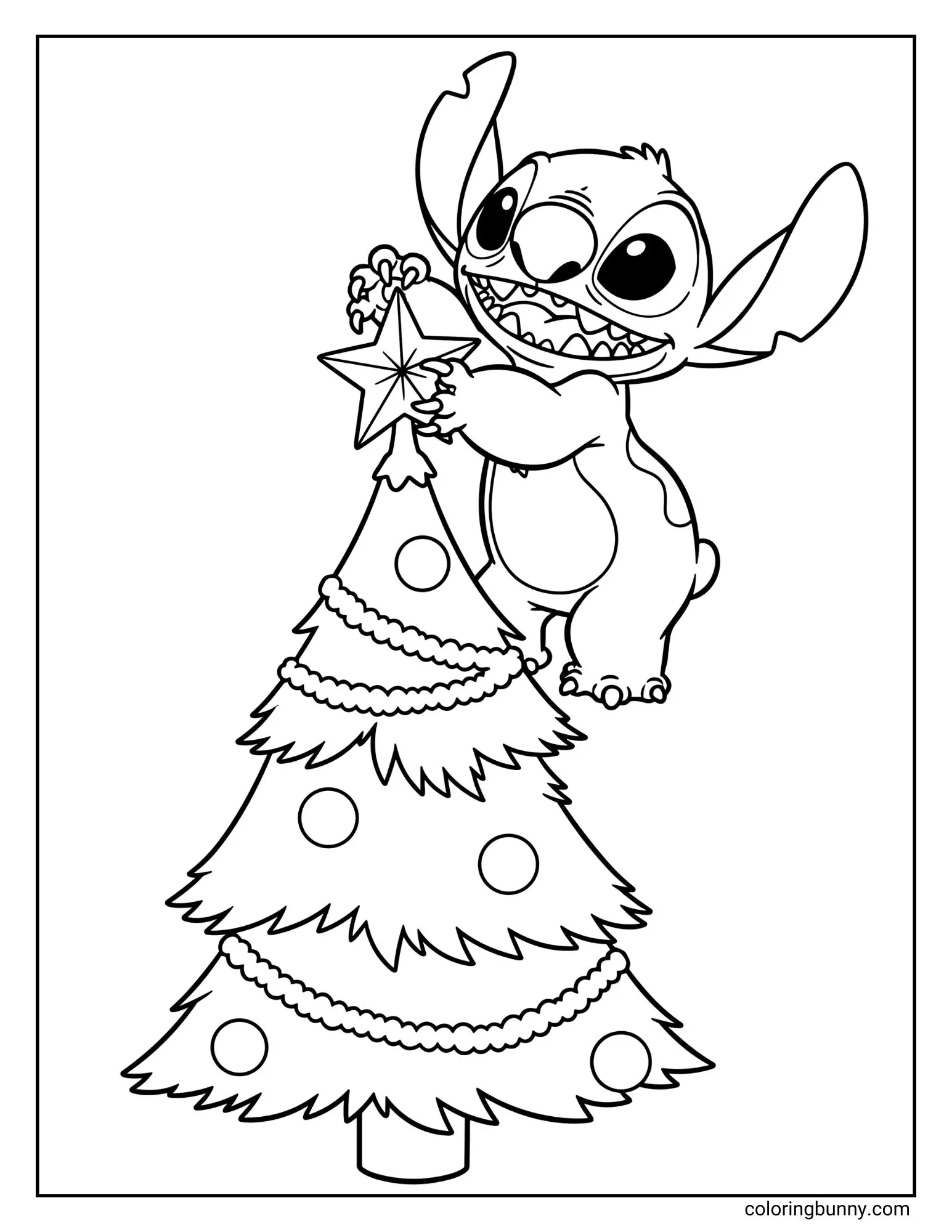 Stitch Christmas Coloring Pages 26 Free Printable PDFs Stitch Christmas Coloring Pages 26 Free Printable PDFs