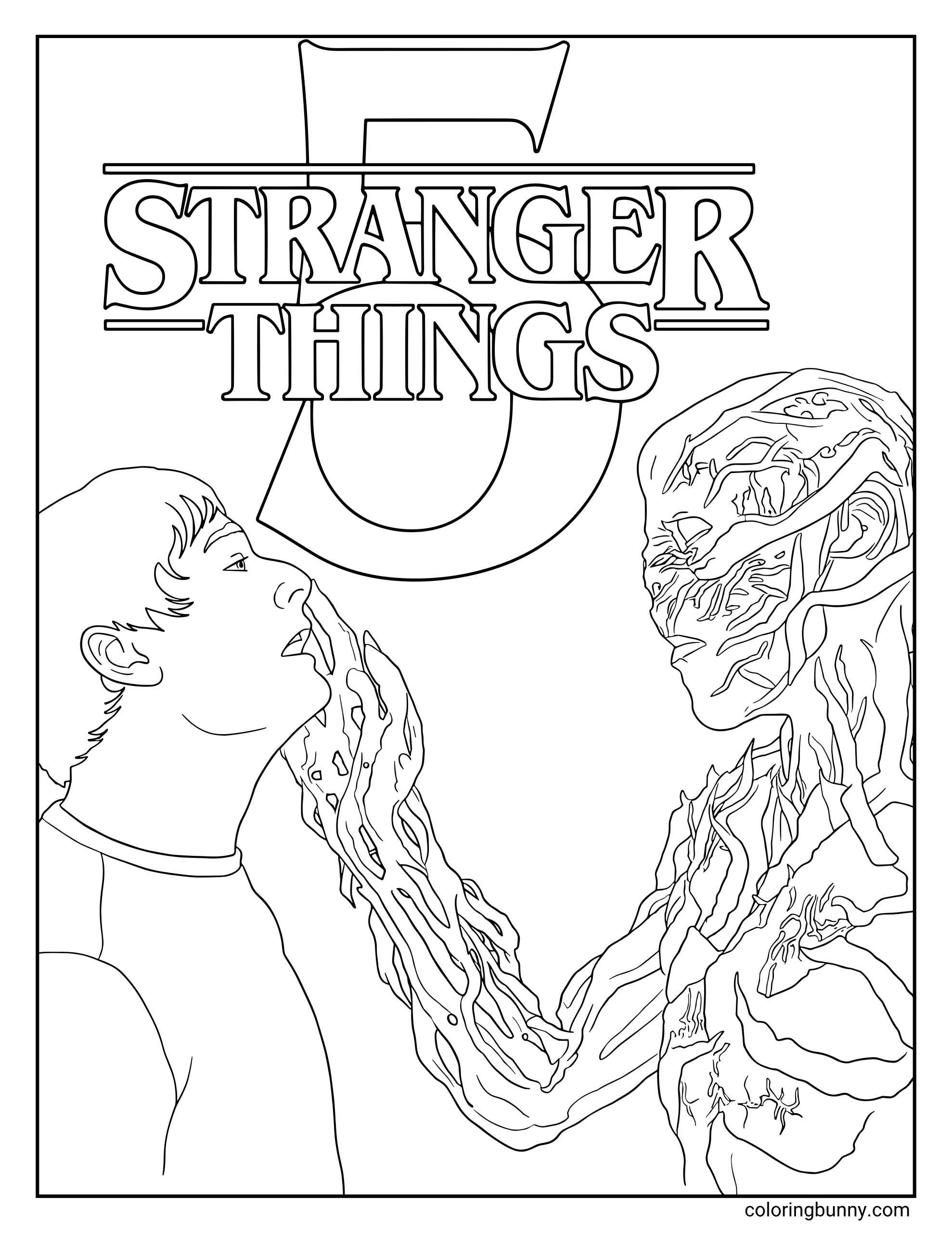 Stranger Things Coloring Pages 28 Free Printable PDFs Stranger Things Coloring Pages 28 Free Printable PDFs