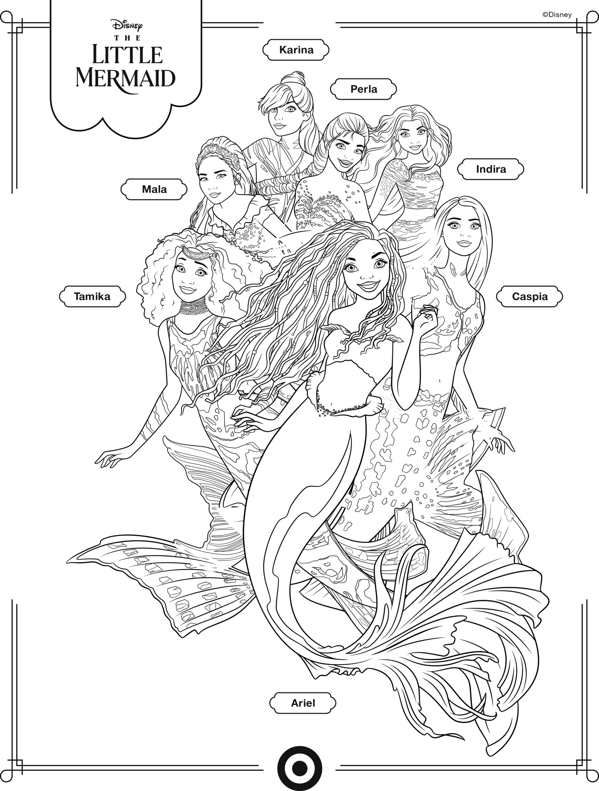 little mermaid coloring images little mermaid coloring images