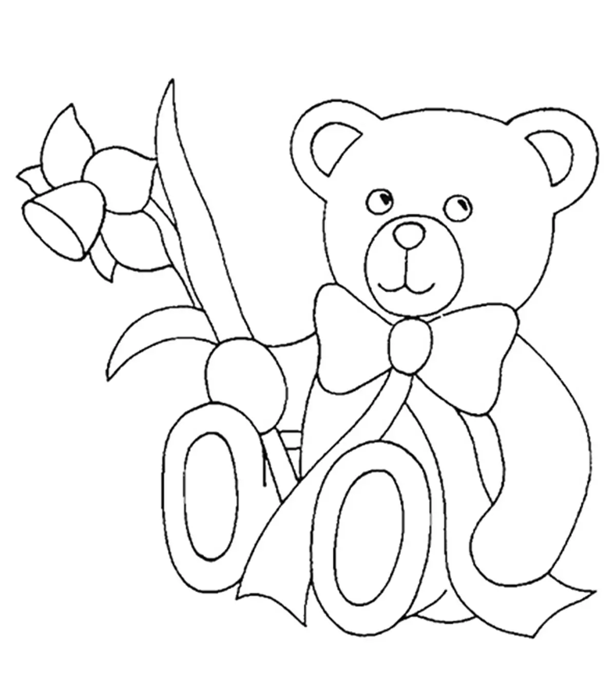teddy bear coloring full page teddy bear coloring full page