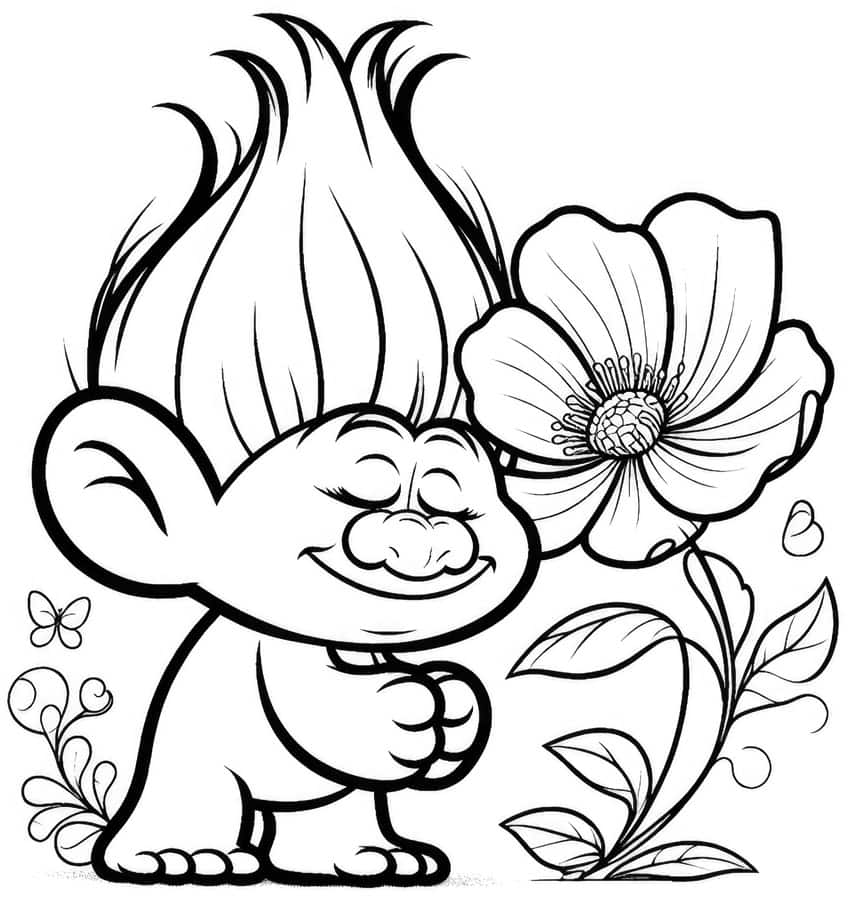 Trolls Coloring Pages 34 Free Sheets To Color Trolls Coloring Pages 34 Free Sheets To Color
