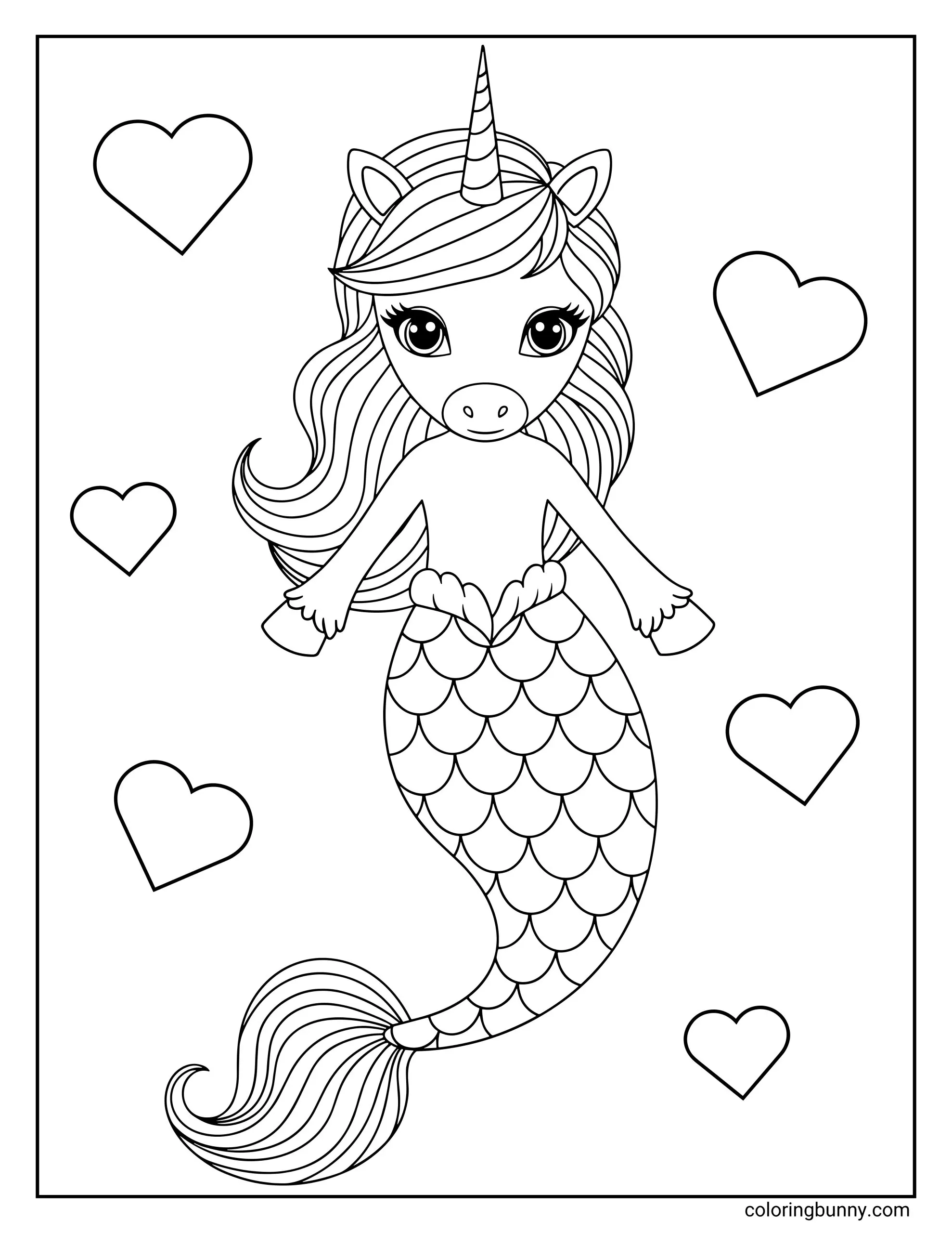 Unicorn Coloring Pages 76 Free Printable PDFs Unicorn Coloring Pages 76 Free Printable PDFs