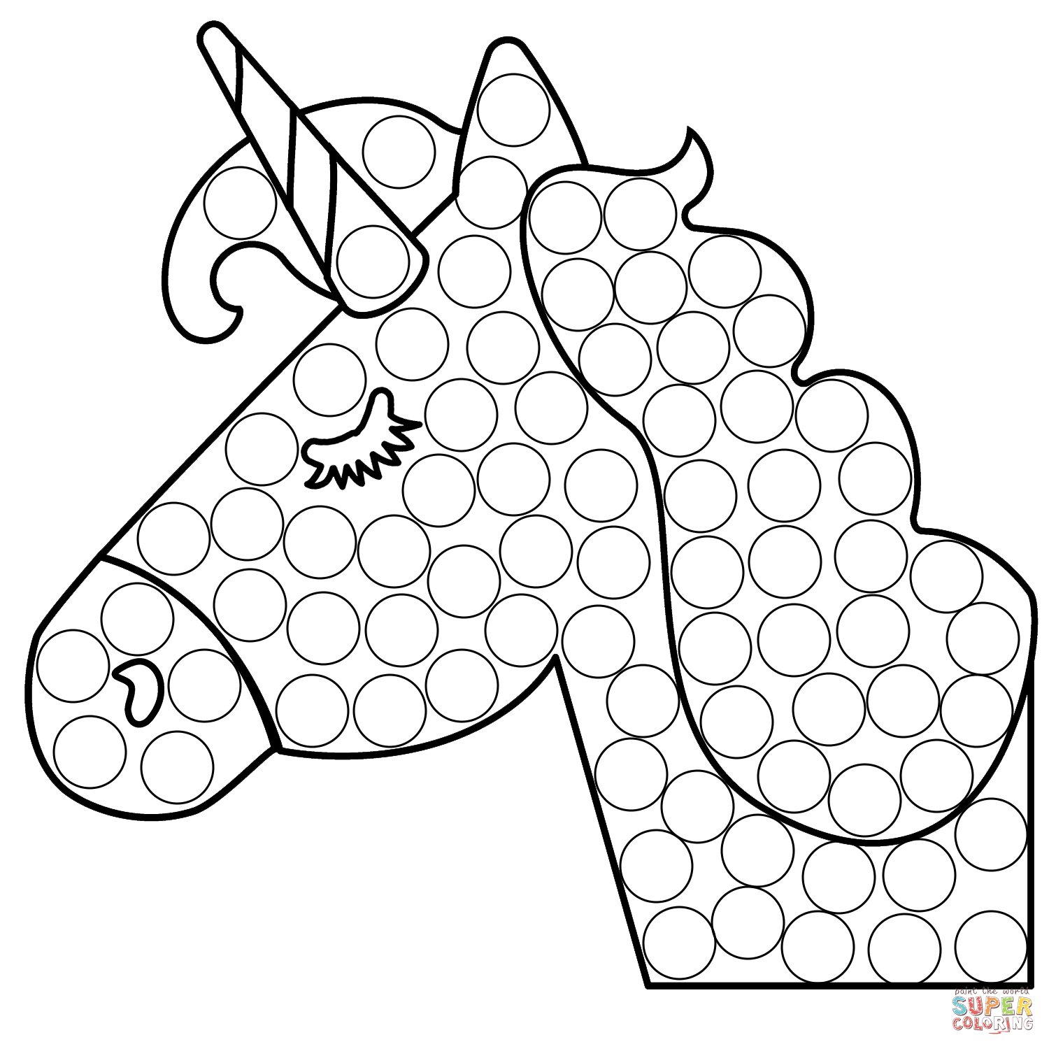 dot marker coloring pages dot marker coloring pages