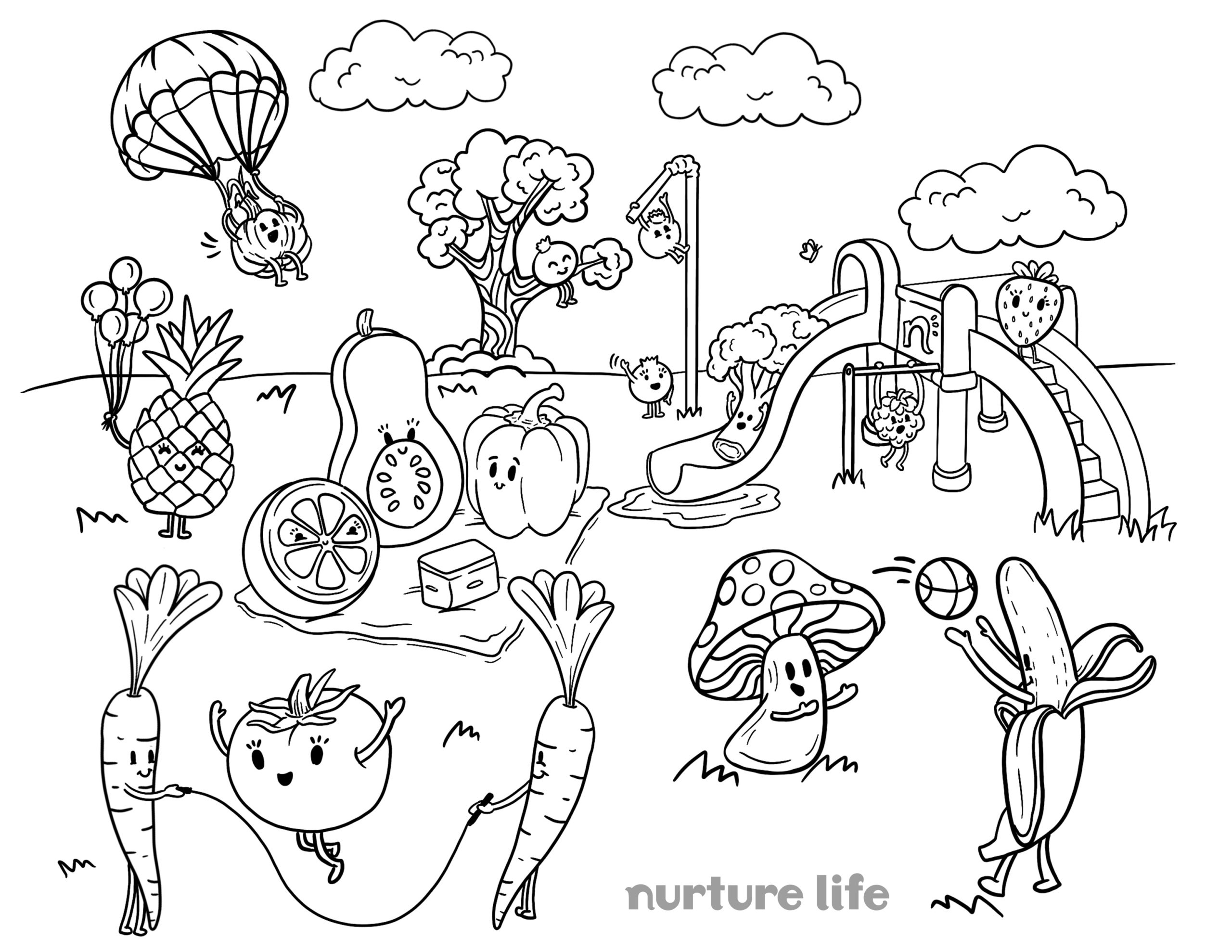 colouring pages for vegetables colouring pages for vegetables
