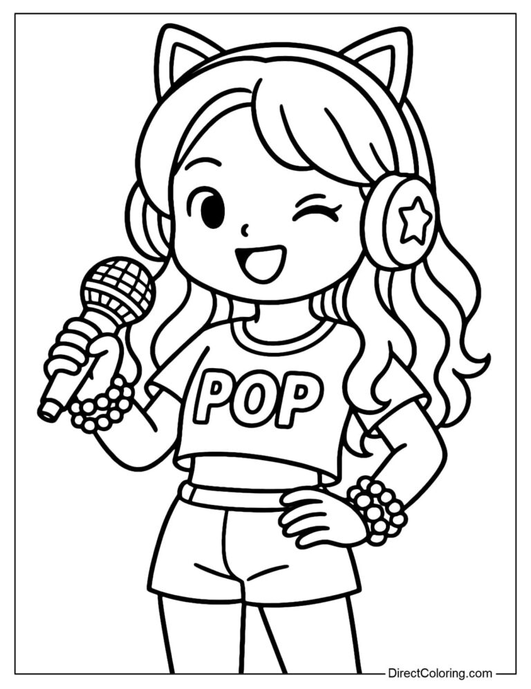 Vivid Vibes Coloring Pages Free PDF To Download And Print