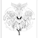X Men Coloring Pages Emily Drawing