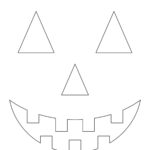 Close-up of autumn pumpkin pattern page design