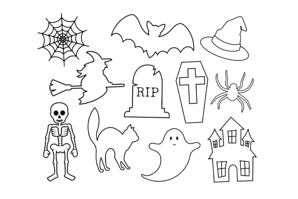 Child-friendly activity page being filled