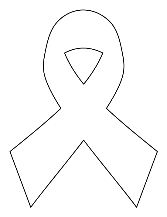 printable cancer ribbon colors