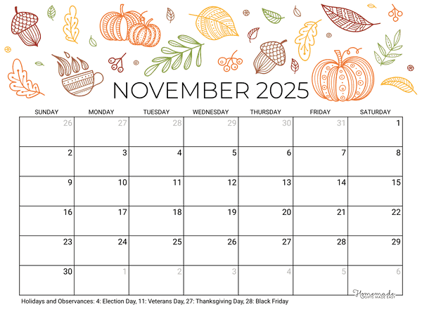 Wall-mounted display of monthly calendars